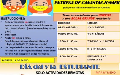 Entrega de Canastas JUNAEB