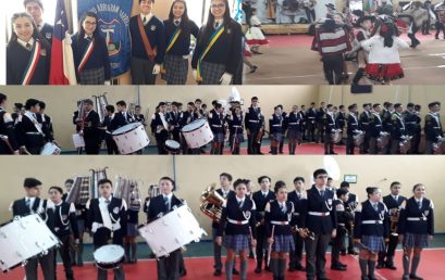 COLEGIO ARRIARAN BARROS PARTICIPA EN DESFILE FIESTAS PATRIAS