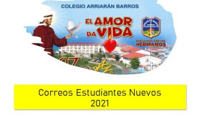 CORREOS ALUMNOS NUEVOS CAB 2021