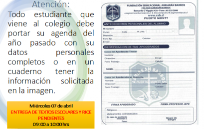 INFORMACION DEL ESTUDIANTE