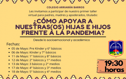 TALLER VIRTUAL PARA PADRES, MADRES Y APODERADOS
