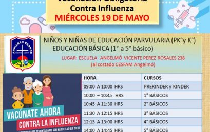 Campaña Vacunación Influenza 2021 PK° A 5° BASICO