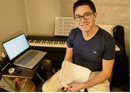Profesor Fabián Oyarzún se luce como compositor