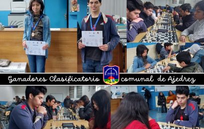 GANADORES TORNEO DEPORTIVO ESCOLAR CLASIFICATORIO COMUNAL DE AJEDREZ