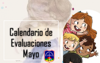 CALENDARIO DE EVALUACIONES