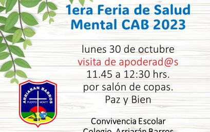 1a FERIA DE SALUD MENTAL CAB 2023