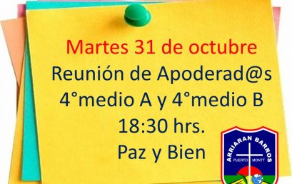 REUNION DE APODERADOS