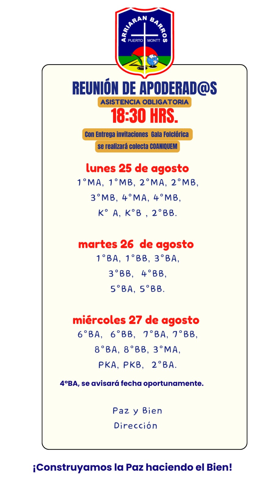 REUNION DE APODERADOS